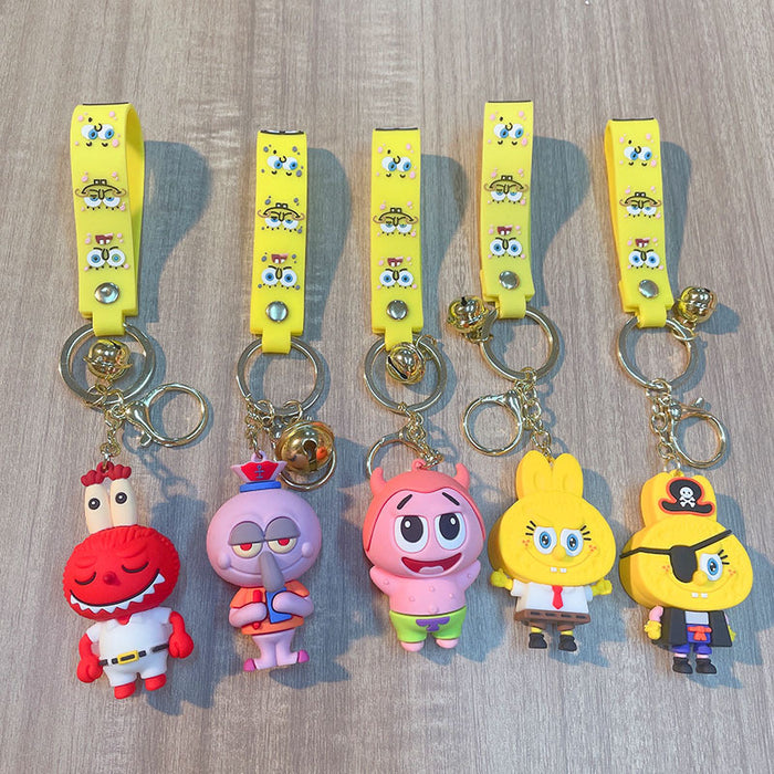 Wholesale Keychain PVC Soft Adhesive Cute Cartoon Doll Keychain (M) JDC-KC-JG273