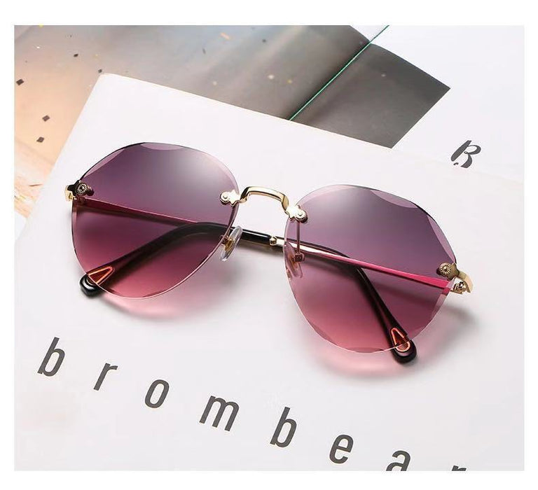 Jewelry WholesaleWholesale PC Lens Metal Frameless Sunglasses JDC-SG-JinF031 Sunglasses 季丰 %variant_option1% %variant_option2% %variant_option3%  Factory Price JoyasDeChina Joyas De China