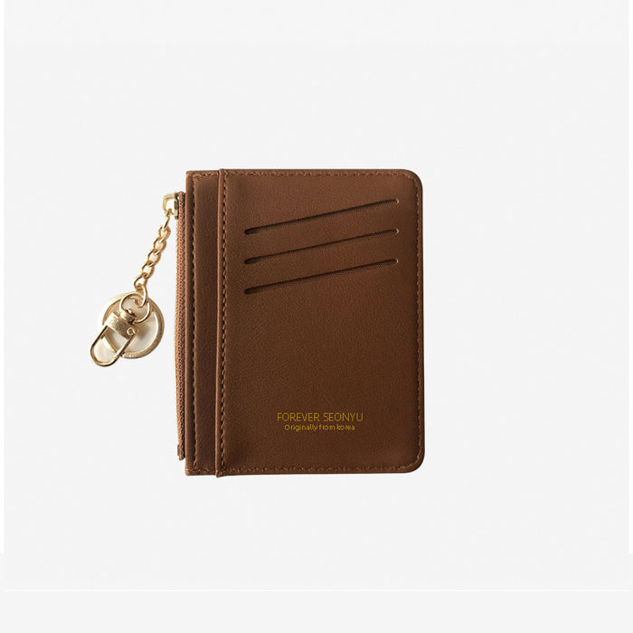 Wholesale PU Leather Card Holder Keychain JDC-KC-XBin002