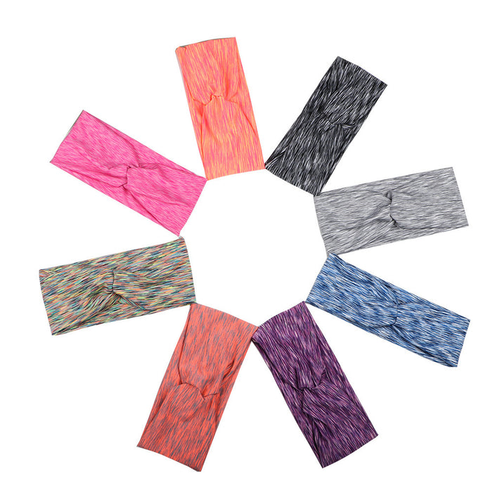 Wholesale Headband Milk Silk Sports Antiperspirant Headband Sweat Absorption MOQ≥2 JDC-HD-FanM011