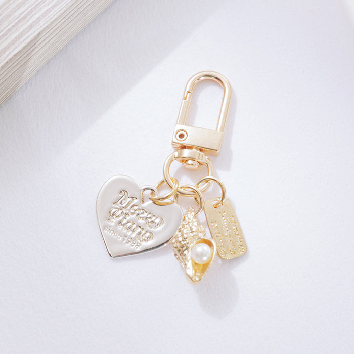 Jewelry WholesaleWholesale cute shell key pendant JDC-KC-Yaoyun012 Keychains 瑶韵 %variant_option1% %variant_option2% %variant_option3%  Factory Price JoyasDeChina Joyas De China