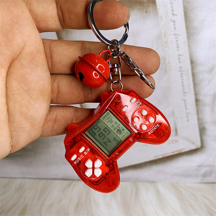 Wholesale Retro Mini Tetris Handle Game Console Kids Gift Keychain JDC-KC-DMF004