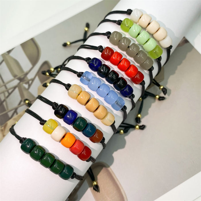 Wholesale Bracelet Glazed Boho Color Handmade Beads JDC-BT-QiQi008