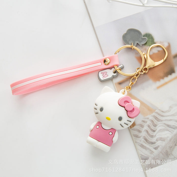 Wholesale Cartoon Series Keychain Cute Doll Bag Hair Ball Pendant (S) JDC-KC-YanA001