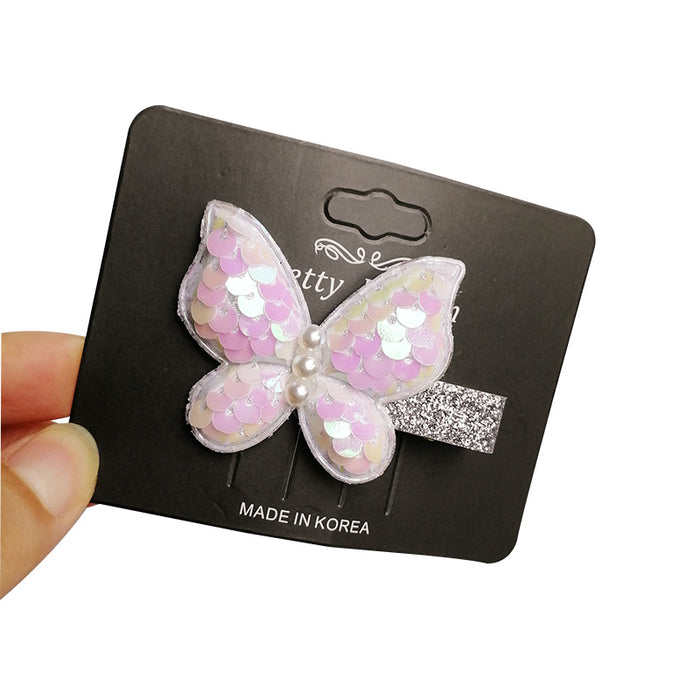 Jewelry WholesaleWholesale Butterfly Little Girl Cute Pearl Simulation Butterfly Hair Clip JDC-HC-Manlun005 Hair Clips 漫沦 %variant_option1% %variant_option2% %variant_option3%  Factory Price JoyasDeChina Joyas De China