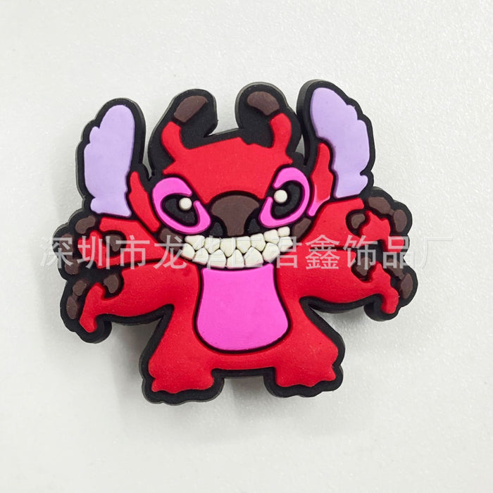 Wholesale Cartoon Croc Charms PVC Soft Rubber Shoe Buckle (M) MOQ≥5 JDC-CS-JunX006