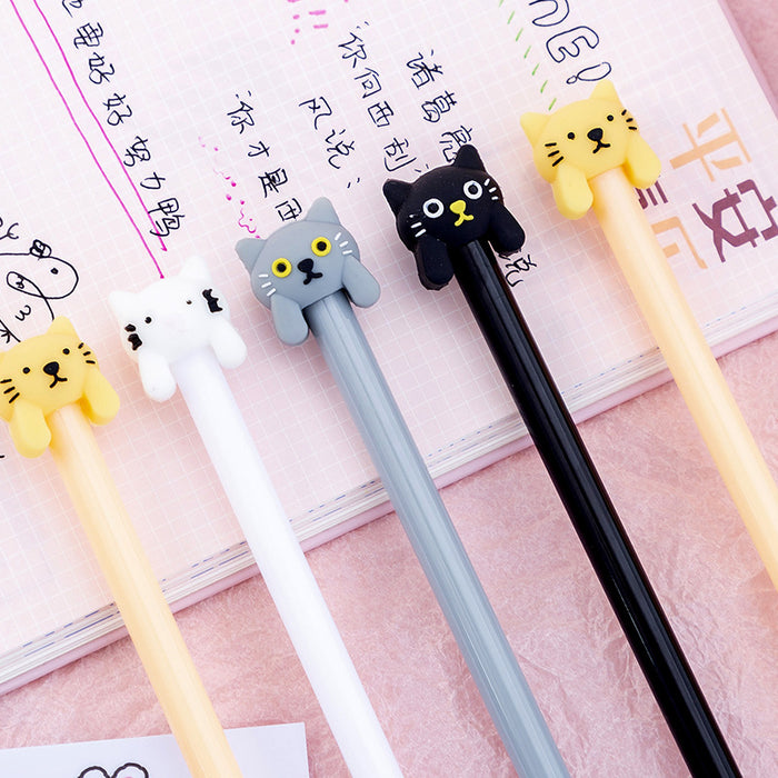 Wholesale Ballpoint Pen Plastic Kitten Cartoon JDC-BP-XuF012