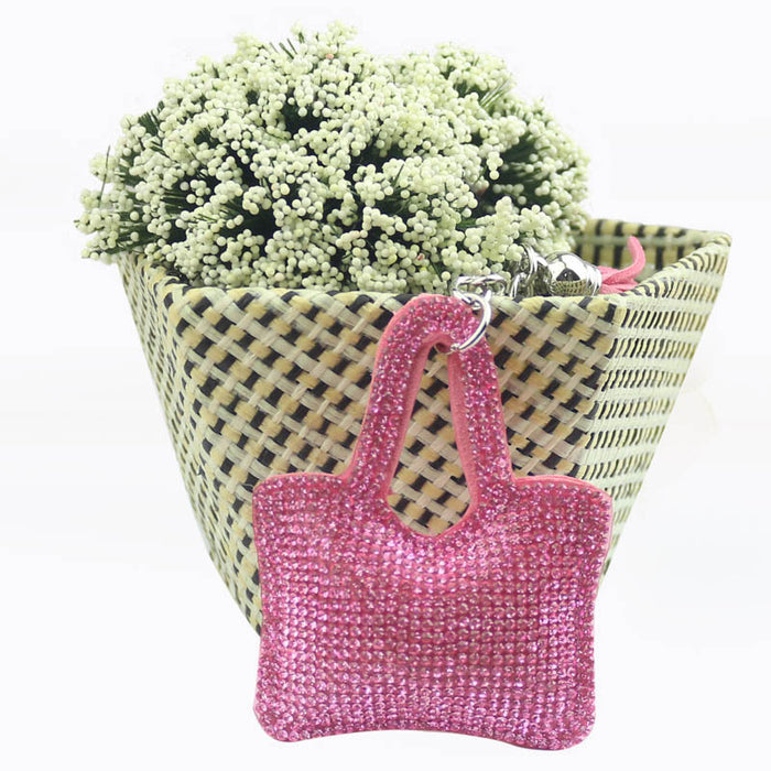 Llavero de aleación de mini bolsas de diamantes al por mayor JDC-KC-Huisen007