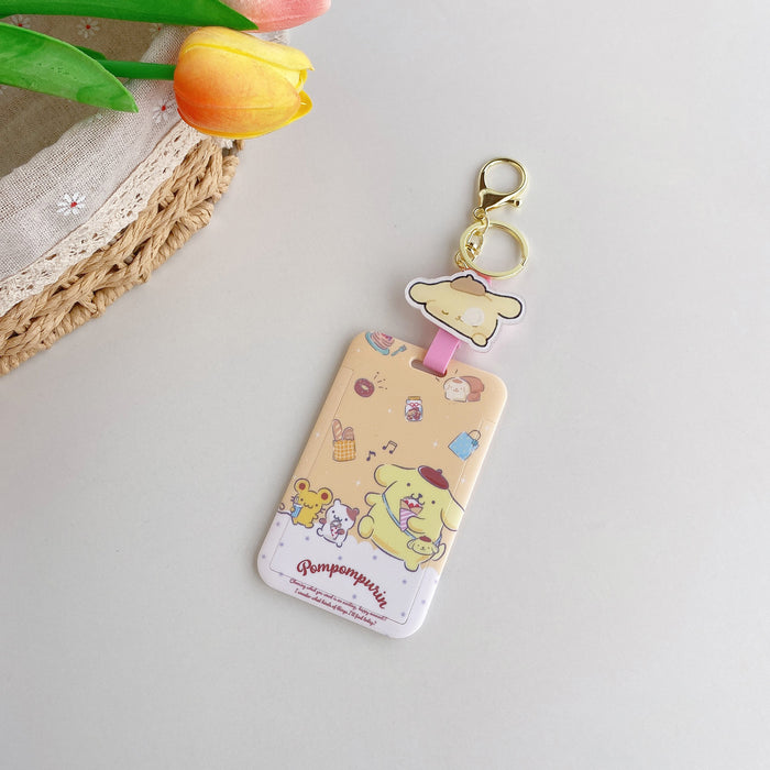 Wholesale Keychain Silicone Cute Cartoon Retractable Bus Card Holder MOQ≥2 (S) JDC-KC-JAD003