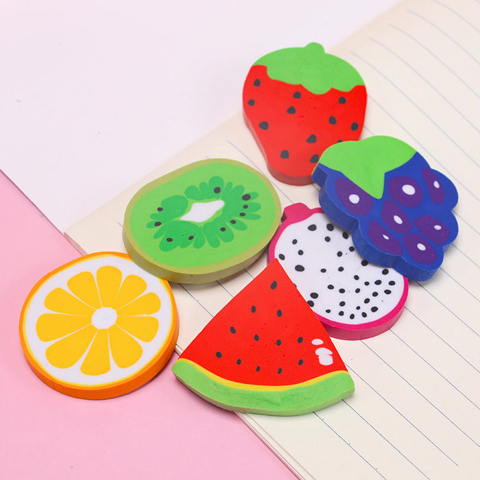 Wholesale Eraser Cartoon Fruit Watermelon Strawberry MOQ≥10 JDC-ERA-QHJ003