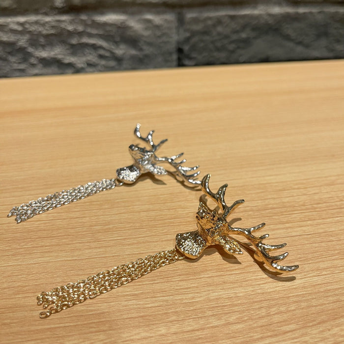 Wholesale Brooch Alloy Christmas Tassel Elk Head JDC-BC-ZhuiX002