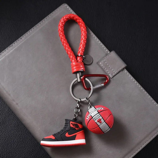 Jewelry WholesaleWholesale Basketball Sneakers Silicone Lanyard Keychain (F) MOQ≥5 JDC-KC-Xuy001 Keychains 旭颖 %variant_option1% %variant_option2% %variant_option3%  Factory Price JoyasDeChina Joyas De China