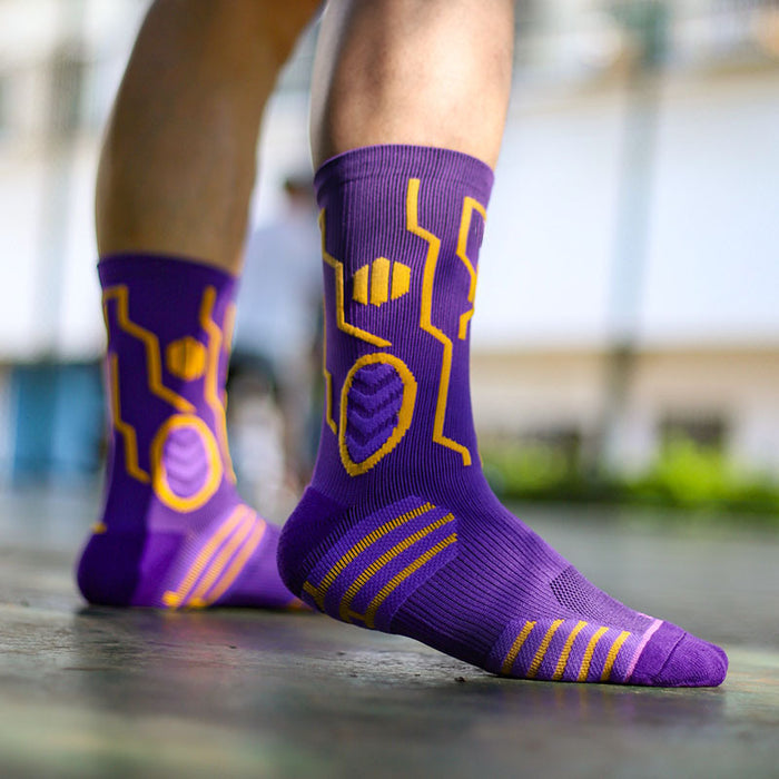 Wholesale Socks Nylon Breathable Sports Men's Mid-tube Socks MOQ≥3 JDC-SK-ChenXi001