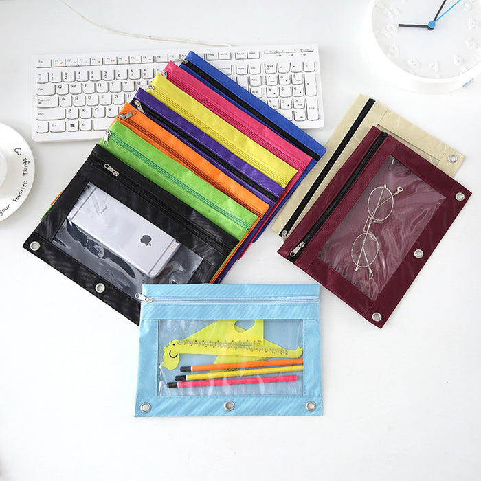 Wholesale Oxford Cloth Stationery Bag Pencil Bag MOQ≥2 JDC-PB-XHZ001