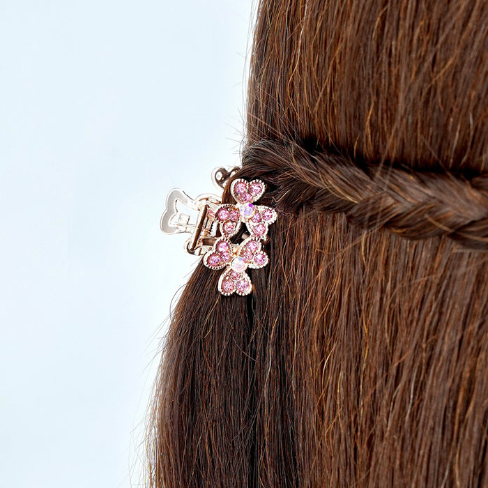 Jewelry WholesaleWholesale crystal flower alloy diamond-encrusted hairpin JDC-HC-HG005 Hair Clips 花顾 %variant_option1% %variant_option2% %variant_option3%  Factory Price JoyasDeChina Joyas De China