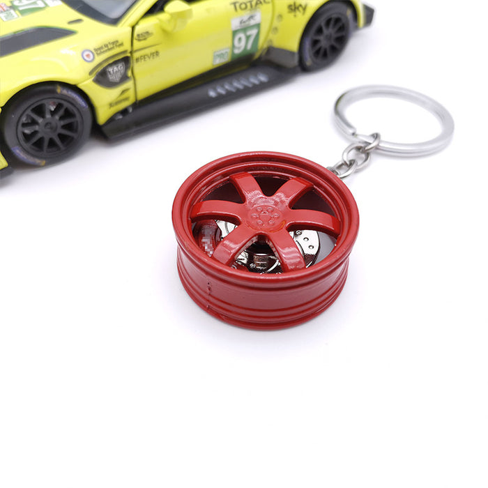 Wholesale Brake Hub Zinc Alloy Car Keychain MOQ≥2 JDC-KC-WeiJ003