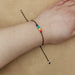 Jewelry WholesaleWholesale LGBT Gay Six Color Rainbow Bead Braided Bracelet MOQ≥2 JDC-BT-HaoL001 Bracelet 豪灵 %variant_option1% %variant_option2% %variant_option3%  Factory Price JoyasDeChina Joyas De China