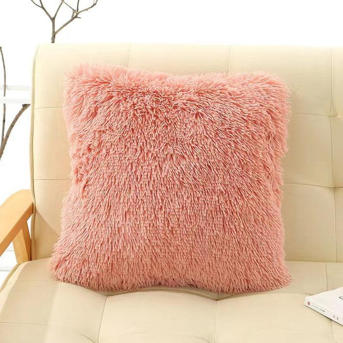 Wholesale Pillowcase Solid Color Plush Double Sided JDC-PW-Qiding001