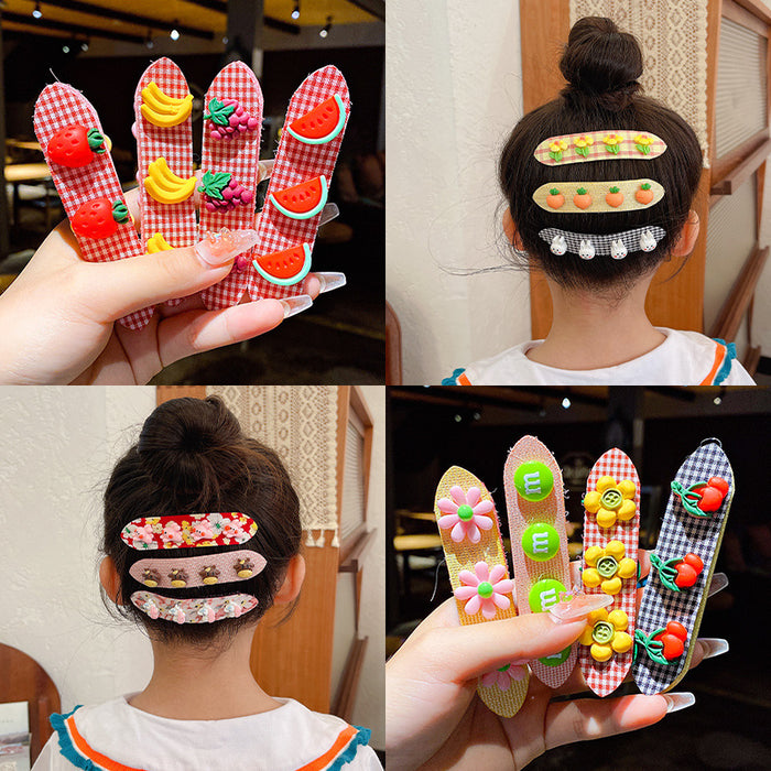 Wholesale acrylic children's cartoon cute back head broken hair artifact MOQ≥2 JDC-HC-Peini001