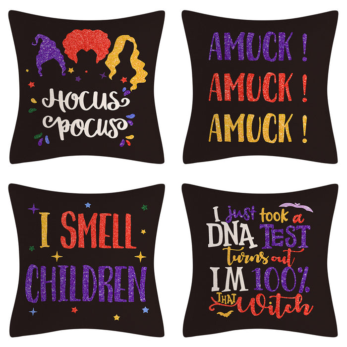 Wholesale Pillowcase Linen Home Decor Halloween JDC-PW-Mengde004