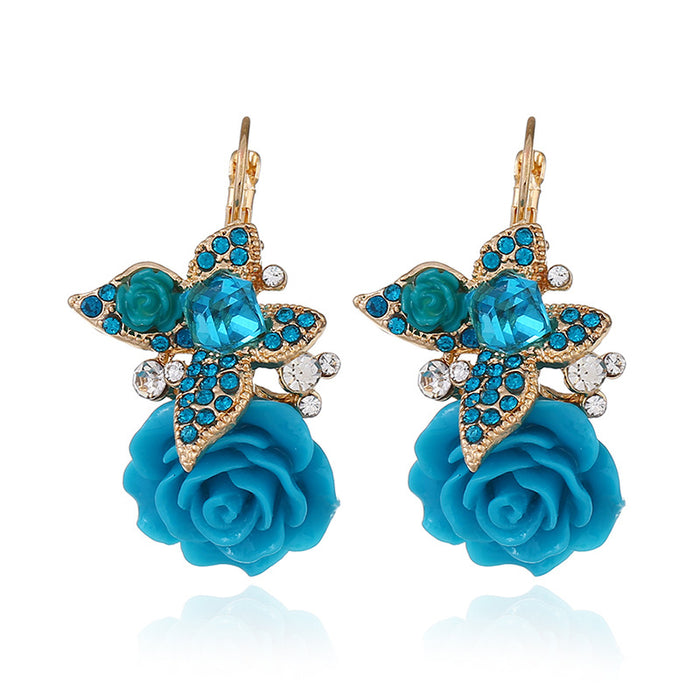 Jewelry WholesaleWholesale resin rosette butterfly stud earrings JDC-ES-KaiQ034 Earrings 凯庆 %variant_option1% %variant_option2% %variant_option3%  Factory Price JoyasDeChina Joyas De China