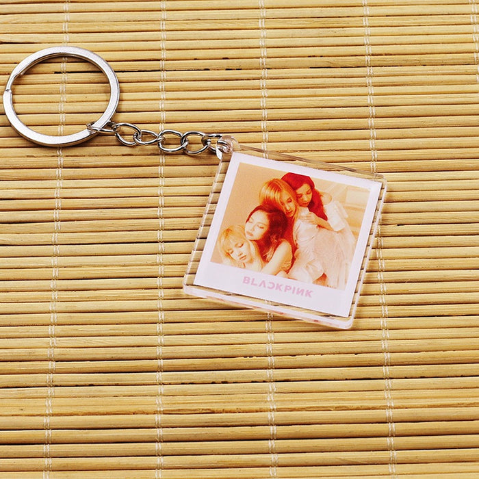 Wholesale Star Acrylic Double Sided Keychain JDC-KC-SBo005