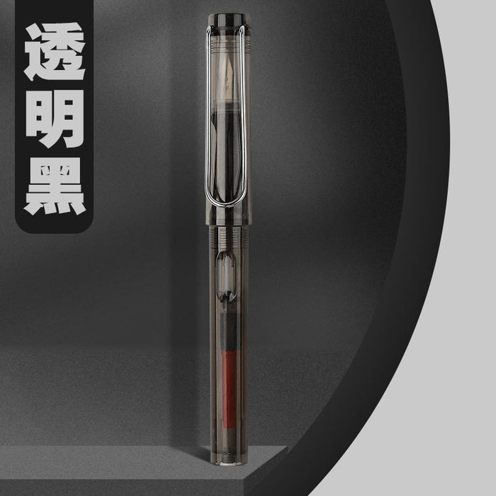 Wholesale Plastic Transparent Fountain Pen JDC-PEN-Yongx003