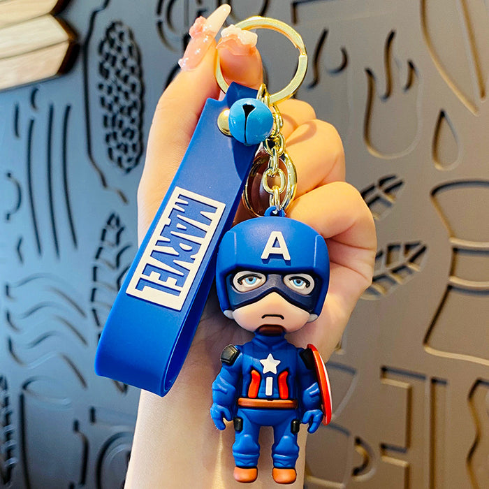 Wholesale Keychains PVC Hardware Cute Cartoon Animation Hero Series MOQ≥2 (M) JDC-KC-ManM049