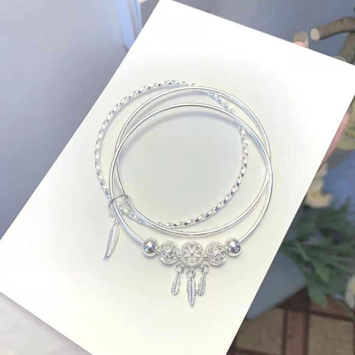 Wholesale Silver Plated Dreamcatcher Bracelet JDC-BT-JinY001