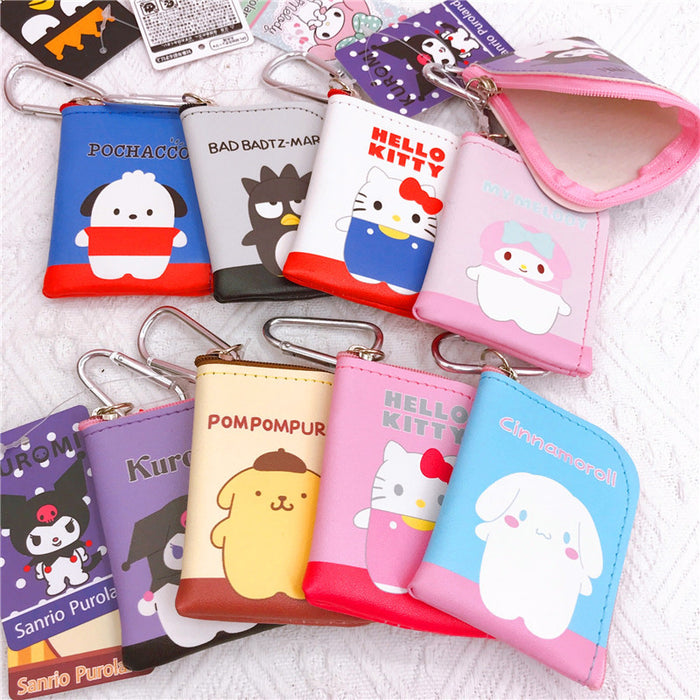 Jewelry WholesaleWholesale Cartoon PU Leather Double Sided Printing Coin Purse Keychain (M) JDC-KC-YaLL011 Keychains 娅蕾拉 %variant_option1% %variant_option2% %variant_option3%  Factory Price JoyasDeChina Joyas De China