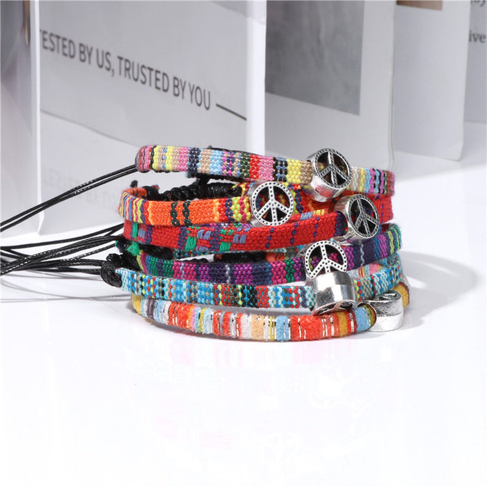 Wholesale boho hand woven bracelet for men all match JDC-BT-YinY016