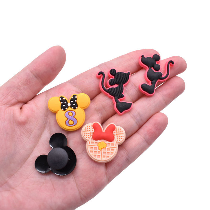 Wholesale Croc Charms Random 100pcs Cartoon Cute PVC DIY Accessories (M) JDC-CCS-RYY056