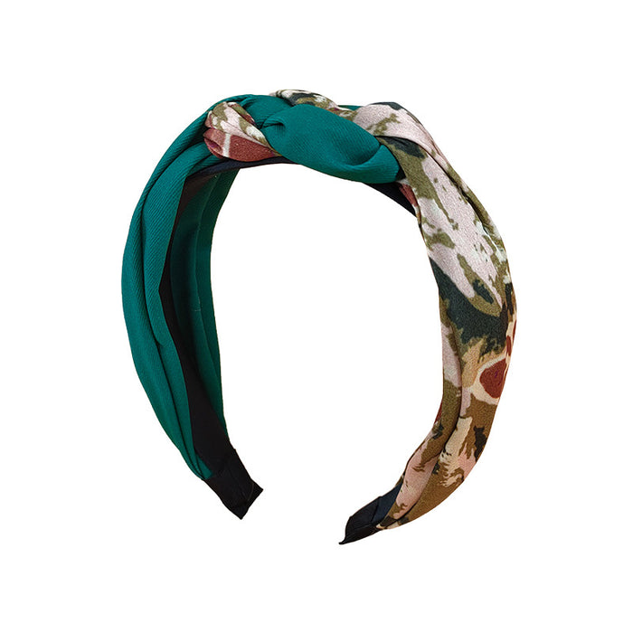 Jewelry WholesaleWholesale new style braided boho wide print headband JDC-HD-O395 Headband 潮炫 %variant_option1% %variant_option2% %variant_option3%  Factory Price JoyasDeChina Joyas De China