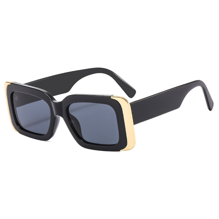 Wholesale Sunglasses PC Retro Metal Side Long Frame MOQ≥2 JDC-SG-MinL007