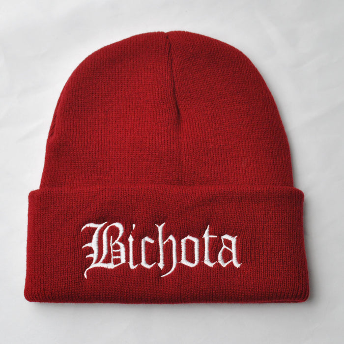 Wholesale Hat Acrylic Letter Embroidery Winter Warm Knit Hat JDC-FH-XRong018