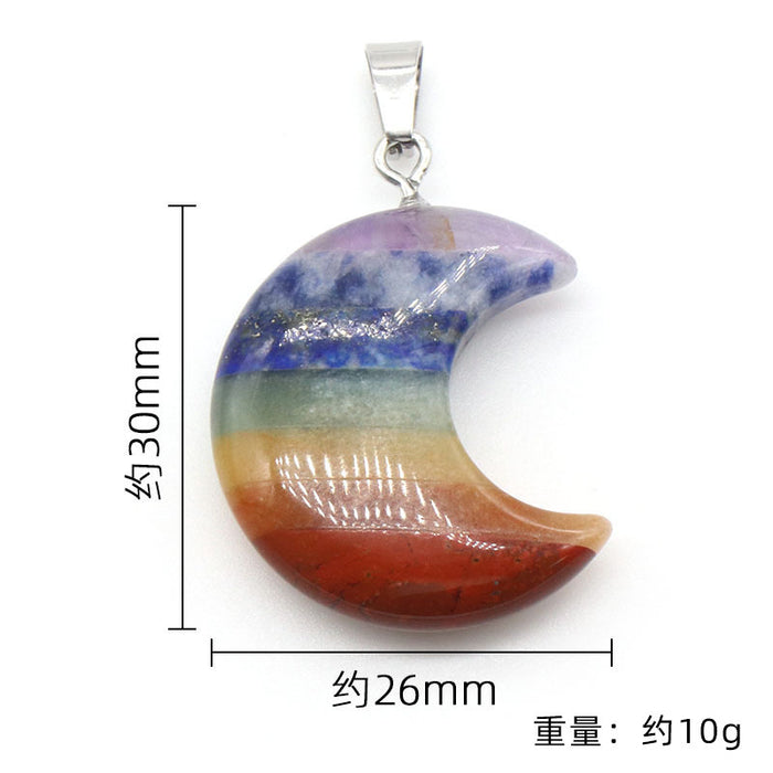 Wholesale Pendant Natural Crystal Set Splicing MOQ≥2 JDC-PT-JingC002