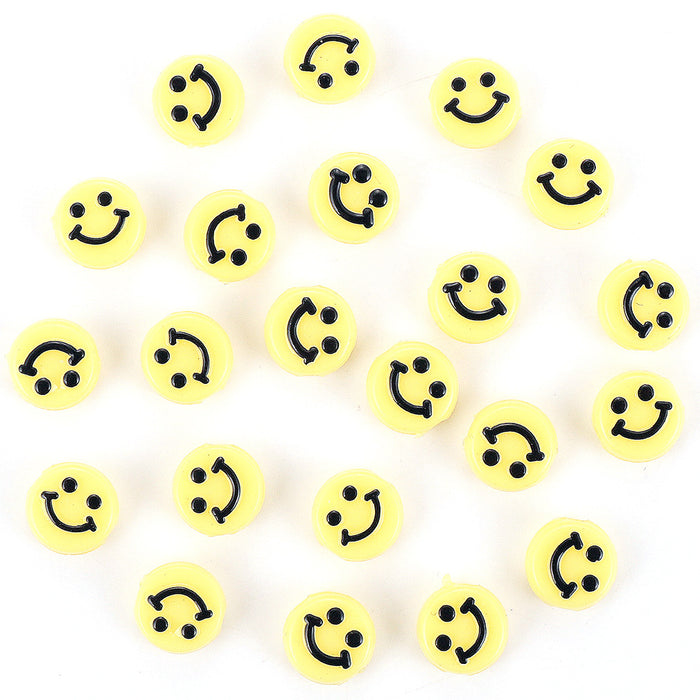 Wholesale DIY Jewelry Accessories Color Smiley Resin Handmade 15 Grid Set JDC-DIY-Jingy003