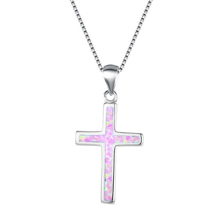 Wholesale New Cross Pendant Ladies Necklace JDC-NE-XunO004