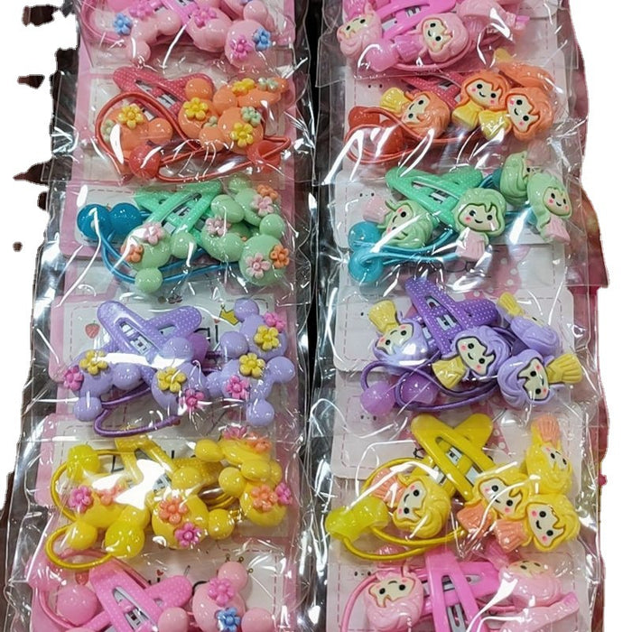 Wholesale 20pcs Resin Kids Cartoon Acrylic Hair Clip JDC-HC-Yuechen002