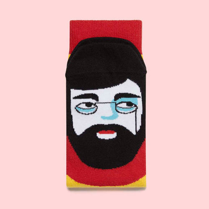 Wholesale socks fabric cartoon personality painting tide socks cotton socks JDC-SK-QAng012