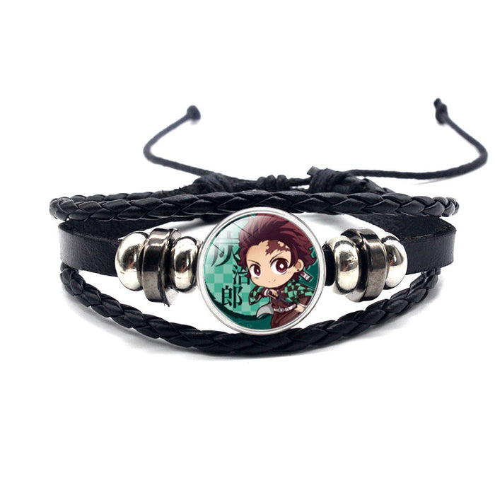 Wholesale cowhide cartoon adjustable bracelet bracelet MOQ≥2 (M) JDC-BT-YanY011