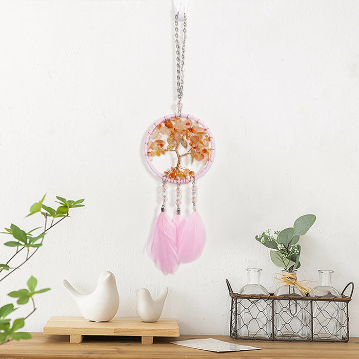 Jewelry WholesaleWholesale handmade diy antique wearing jewelry tree of life car hanging JDC-DC-MYu003 Dreamcatcher 梦羽 %variant_option1% %variant_option2% %variant_option3%  Factory Price JoyasDeChina Joyas De China