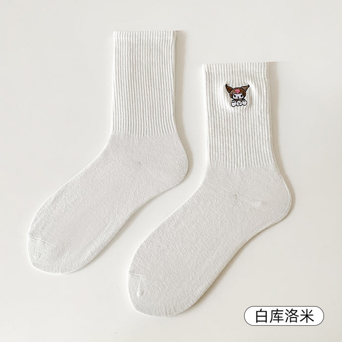 Wholesale Socks Cotton Cute Cartoon Embroidery Socks (S) JDC-SK-RCM001