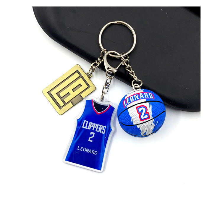 Wholesale Lakers Kobe James Curry Jersey Keychain  MOQ≥2 JDC-KC-MMX001