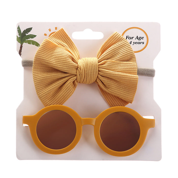 Wholesale Kids Sun Lens Strap Combination Set Sunglasses Glasses JDC-SG-BoB003