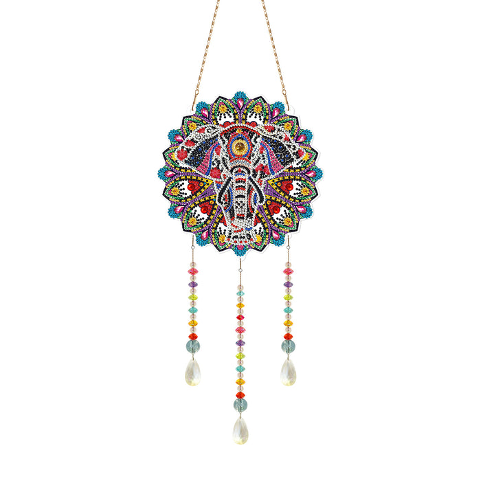 Wholesale DIY Diamond Painting PVC Crystal Beaded Dreamcatcher MOQ≥2 JDC-DC-JSen002