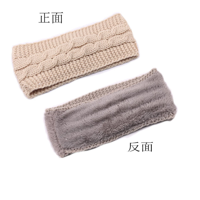 Wholesale Headband Fabric Plush Knitting Warm Sports JDC-HD-XQ001