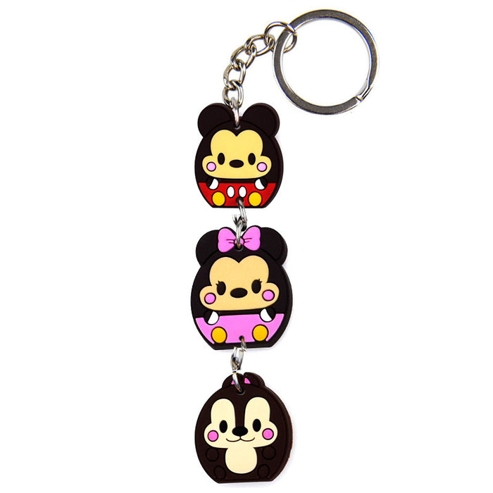 Wholesale Keychains PVC Cute Cartoon Anime(S) MOQ≥10 JDC-KC-BZYH006