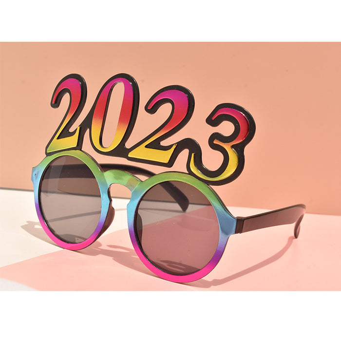 Wholesale Sunglasses PC 2023 Digital Glasses Modeling New Year's Eve Celebration Party 10 pcs JDC-SG-SFY001