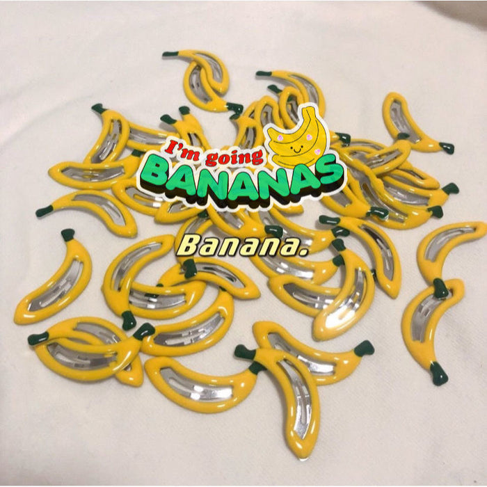 Wholesale Hair Clips Metal Banana Strawberry Kids Cute JDC-HC-ZhiX014